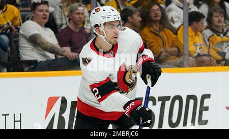 Ottawa Senators' Artem Zub (2) plays in an NHL hockey game against the  Minnesota Wild, Tuesday, Nov. 2, 2021, in St. Paul, Minn. (AP Photo/Jim  Mone Stock Photo - Alamy