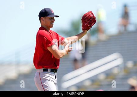 Pittsburgh Pirates' Daniel Vogelbach reacts after a called third strike by  home plate umpire Larry Vanover during the first inning of the team's  baseball game against the Atlanta Braves on Friday, June