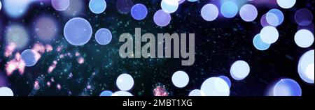 Elegant abstract background with bokeh defocused lights and stars Stock Photo