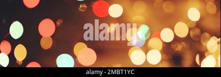 Bright light spots abstract bokeh blurred texture background Stock Photo