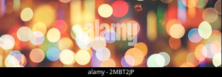 Bright light spots abstract bokeh blurred texture background Stock Photo