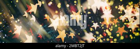 Vintage Magic Background With Color Festive background Stock Photo