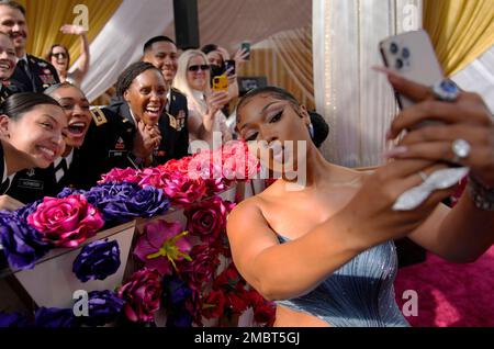 Culver City, United States. 12th Feb, 2022. American rapper Megan Thee  Stallion (Megan Jovon Ruth Pete) arrives at Michael Rubin's Fanatics Super  Bowl Party 2022 held at 3Labs on February 12, 2022