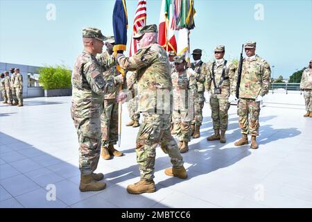Col. Miles T. Gengler, U.S. Army NATO Brigade Commander, delivers ...