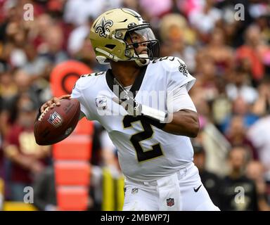 New Orleans Saints quarterback Jameis Winston (2) throws at the NFL team's  football training camp in Metairie, La., Friday, Aug. 4, 2023. (AP  Photo/Gerald Herbert Stock Photo - Alamy