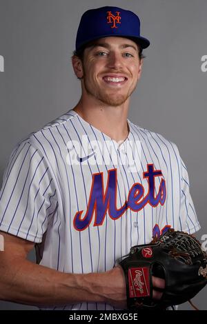 This is a 2022 photo of Josh Walker of the New York Mets baseball team.  This image reflects the New York Mets active roster Wednesday, March 16,  2022, in Port St. Lucie, Fla., when this image was taken. (AP Photo/Sue  Ogrocki Stock Photo - Alamy
