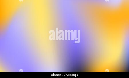 Colorful gradient background. Yellow, purple, orange wallpaper. Pastel blurred surface. Soft spring lavender color texture. Abstract vector  Stock Vector