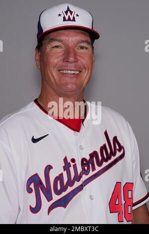 This is a 2022 photo of Patrick Corbin of the Washington Nationals baseball  team. This image reflects the Washington Nationals active roster Wednesday,  March 17, 2022, in West Palm Beach, Fla., when