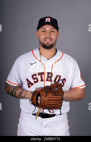 Pitcher Lance McCullers Jr. of the Houston Astros poses for a picture on  photo day during Astros spring training, Wednesday, March 16, 2022, at The  Ballpark of the Palm Beaches in West