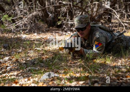 U.S. Army Pfc. Eric Roediger, a scout with 1-6 Infantry Battalion, 2nd ...