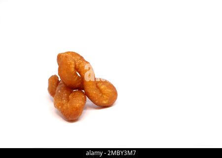 some South african Koeksister pastries isolated on white background Stock Photo