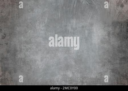 Grey distressed grunge textured background Stock Photo