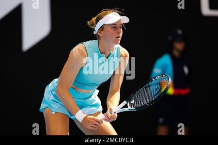 Dubai, UAE, 19th. Feb, 2023. Russian tennis player Liudmila