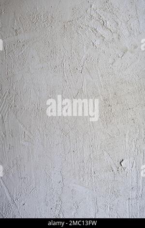 Old white limewashed wall plaster texture Stock Photo