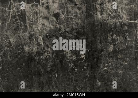 Old wall plaster texture with damp, dark grunge background Stock Photo