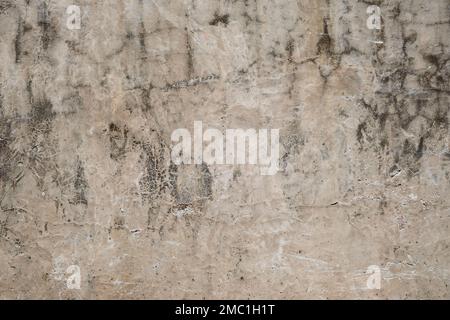 Old distressed limewash plastered wall grunge background Stock Photo