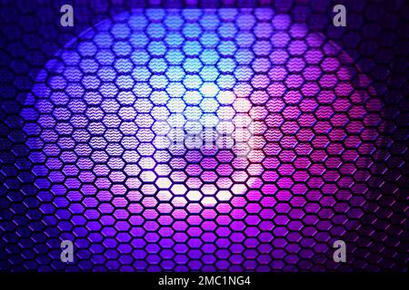 RGB color computer cooler. Colorful abstract background. Concept for modern technology and IT. Tuning and quality cooling of gaming computers. Stock Photo