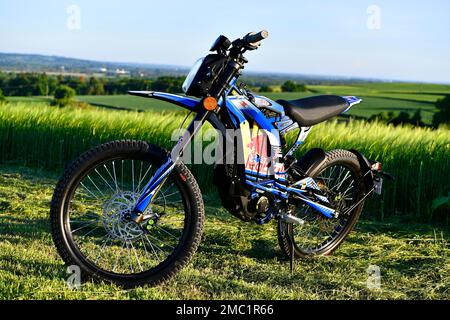 Electric motorbike, e-motorcycle, SUR-RON, Light Bee, L1e X-Controller, street version, electric moped, 50ccm, electric, CO2 neutral, environment Stock Photo