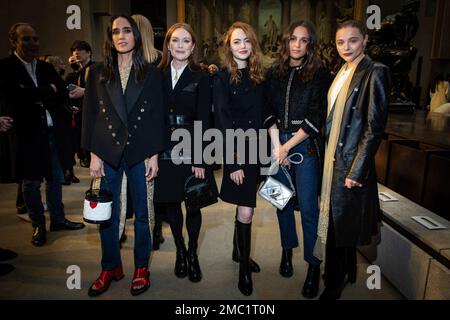 Jennifer Connelly attends the Louis Vuitton Womenswear Fall/Winter 2022/2023  show as part of Paris Fashion Week on March 07, 2022 in Paris, France.  Photo by Laurent Zabulon/ABACAPRESS.COM Stock Photo - Alamy