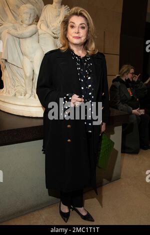 Catherine Deneuve attends the Louis Vuitton Ready To Wear Fall