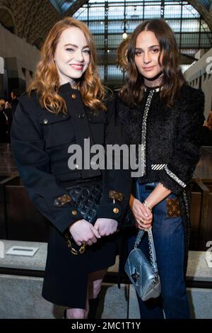 Emma Stone and Alicia Vikander attend The 2019 Met Gala Celebrating Camp:  Notes On Fashion at The Metropolitan Museum of Art on May 06, 2019 in New  York City. Photo by Lionel