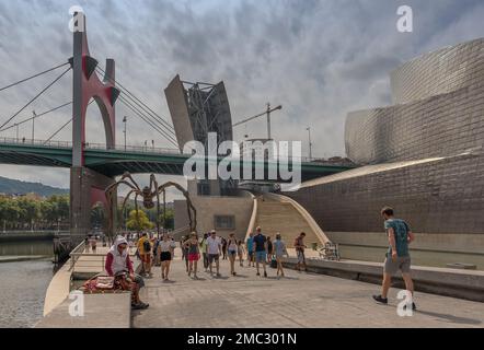 Guggenheim Modern Art Museum, Bilbao, Basque Country Stock Photo