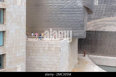 Guggenheim Modern Art Museum, Bilbao, Basque Country Stock Photo