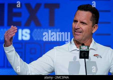 Denver Broncos General Manager George Paton Looks On During The NFL ...