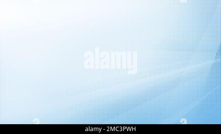 Abstract blue halftone pattern on dark blue color gradient background ...