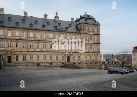 New Residence (Neue Residenz) old Palace - State Gallery - Bamberg, Bavaria, Germany Stock Photo