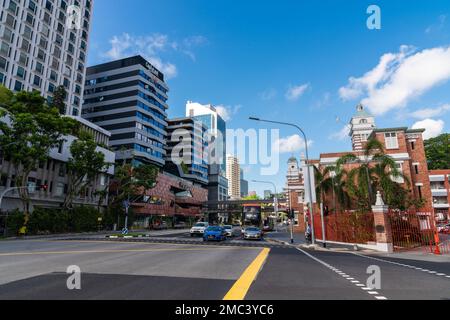 Singapore's central fire department Stock Photo