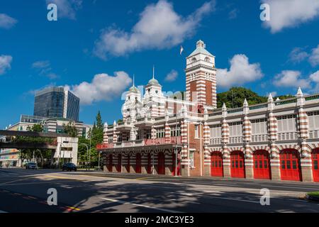 Singapore's central fire department Stock Photo