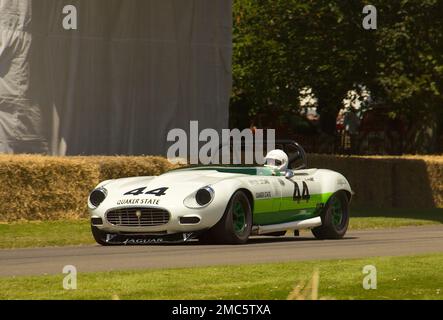 1974 Jaguar E-Type Group 44 Racing Car at the Goodwood Festival of