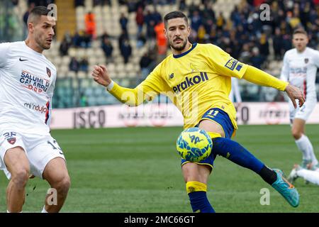 Fabio Gerli (Modena) during the Italian soccer Serie B match Modena FC vs  Cagliari Calcio on February 03, 2023 at the Alberto Braglia stadium in  Modena, Italy (Photo by Luca Diliberto/LiveMedia Stock