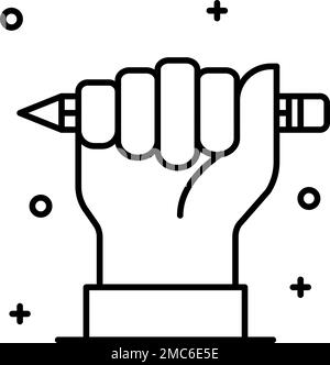 Study vector icon on transparent background. Outline Study vector icon Stock Vector