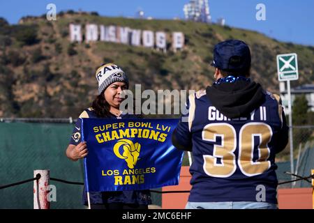 Hollywood Sign to Read: `Rams House' in Honor of Super Bowl Champs