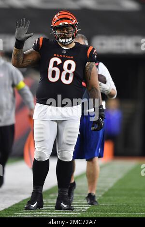 Cincinnati Bengals defensive tackle Josh Tupou (68) plays during an NFL  football game against the Baltimore Ravens, Sunday, Jan. 8, 2023, in  Cincinnati. (AP Photo/Jeff Dean Stock Photo - Alamy