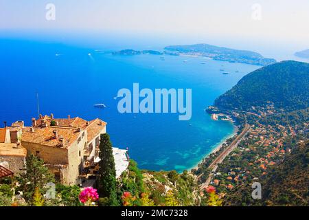 Famous Village Eze in french riviera, France Stock Photo - Alamy