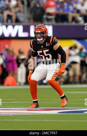 Logan Wilson Cincinnati Bengals Unsigned Linebacker Stance Photograph