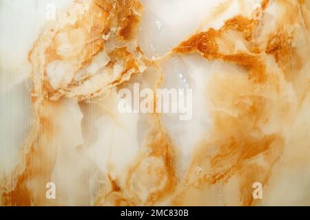 Marble surface pattern, yellow brown marble surface. Blurred pattern Stock Photo