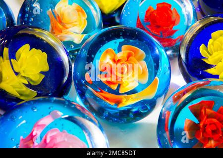 Paperweigjt made from glass Stock Photo