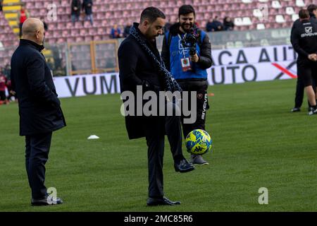 Reggio Calabria, Italy. 21st Jan, 2023. Reggina team during Reggina 1914 vs  Ternana Calcio, Italian soccer Serie B match in Reggio Calabria, Italy,  January 21 2023 Credit: Independent Photo Agency/Alamy Live News