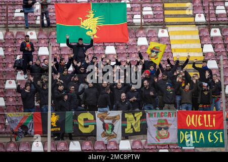 Reggio Calabria, Italy. 21st Jan, 2023. Reggina team during Reggina 1914 vs  Ternana Calcio, Italian soccer Serie B match in Reggio Calabria, Italy,  January 21 2023 Credit: Independent Photo Agency/Alamy Live News