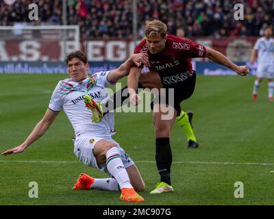 Reggio Calabria, Italy. 21st Jan, 2023. Reggina team during Reggina 1914 vs  Ternana Calcio, Italian soccer Serie B match in Reggio Calabria, Italy,  January 21 2023 Credit: Independent Photo Agency/Alamy Live News