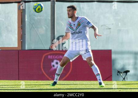 Reggio Calabria, Italy. 21st Jan, 2023. Reggina team during Reggina 1914 vs  Ternana Calcio, Italian soccer Serie B match in Reggio Calabria, Italy,  January 21 2023 Credit: Independent Photo Agency/Alamy Live News