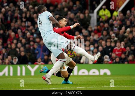 Cristiano Ronaldo of Manchester United - West Ham United v Manchester United,  Premier League, London Stadium, London, UK - 19th September 2021 Editorial  Use Only - DataCo restrictions apply Stock Photo - Alamy