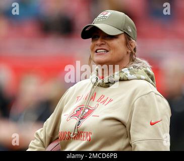 Tampa Bay Buccaneers assistants Lori Locust, Maral Javadifar first