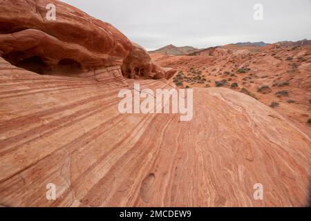 Fire Wave is a popular geological formation in Valley of Fire State ...