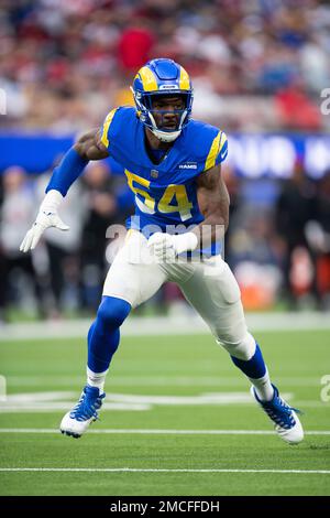 number 54 Los angeles rams releasing lb leonard Floyd vintage logo