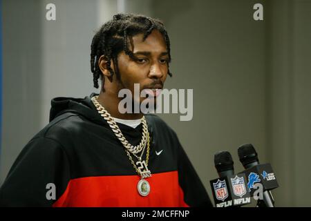 Detroit Lions free safety Tracy Walker III (21) plays against the  Pittsburgh Steelers during an NFL football game, Sunday, Nov. 14, 2021, in  Pittsburgh. (AP Photo/Justin Berl Stock Photo - Alamy